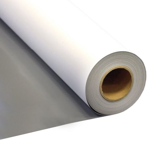 PVC Roller Banner Material Grey Back